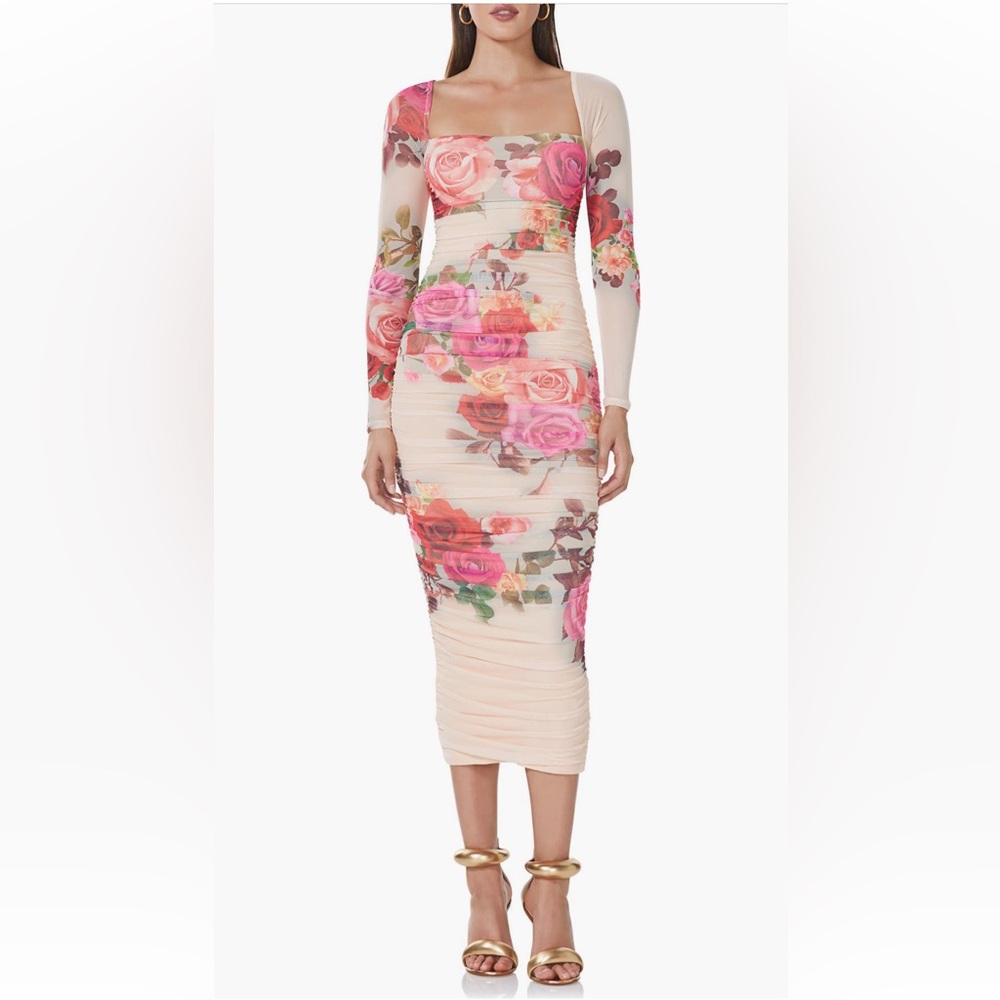 Floral Long Sleeve Dress